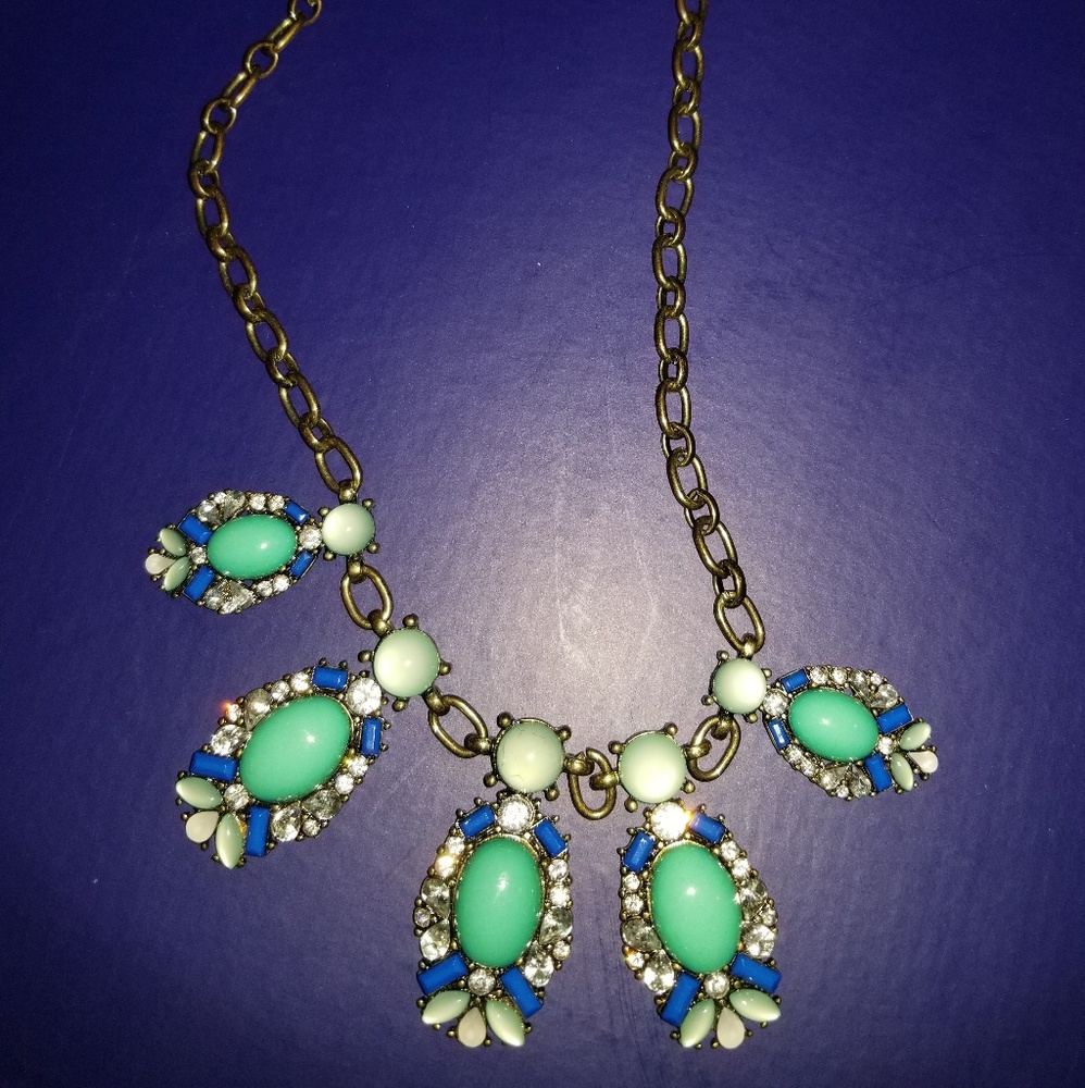 Baublebar Blue & Green Statement Necklace